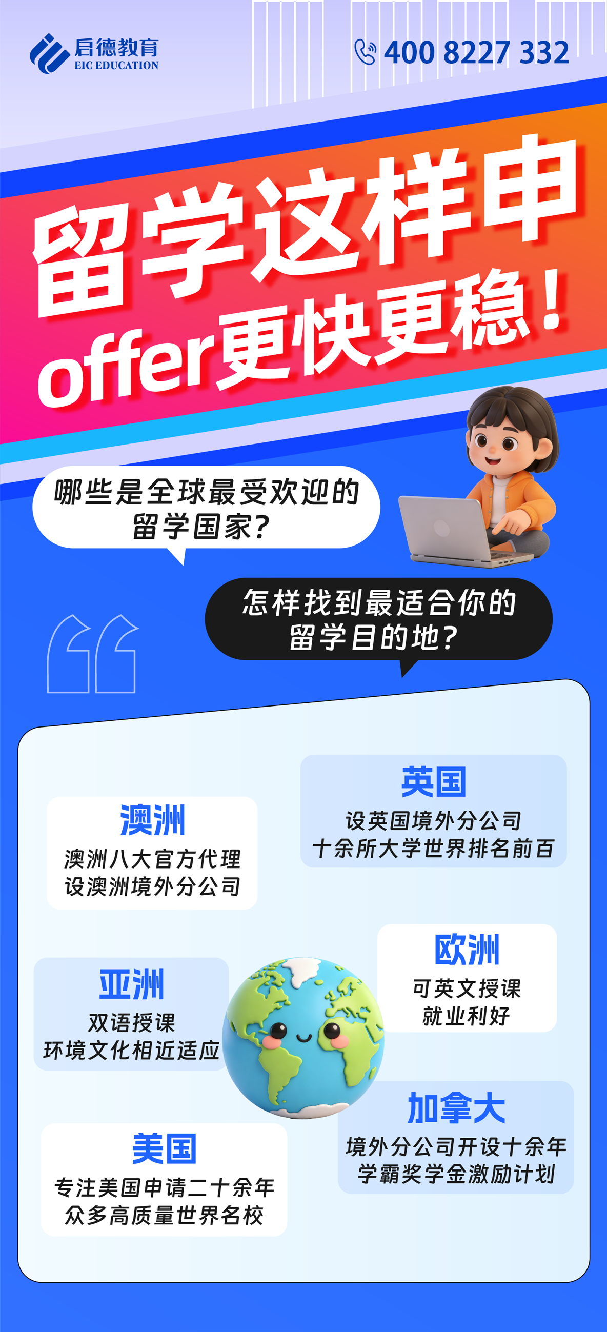 为什么选择启德留学？